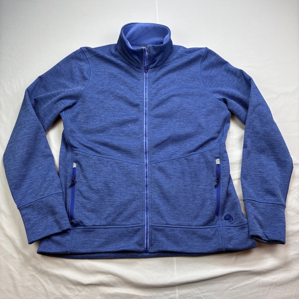 Mountain Hardwear Blue Fleece lined Jacket